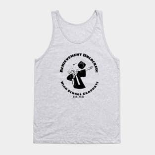 Achievement Unlocked High School Graduate Tank Top